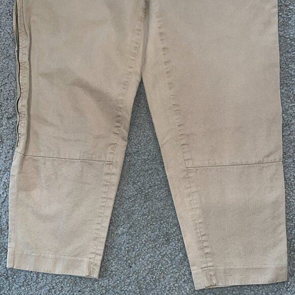 3.1 PHILLIP LIN Side Zippers High Rise Cropped Balloon Trousers  -Pecan - EUC -4 - Picture 3 of 14